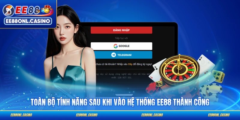 Toàn bộ tính năng sau khi vào hệ thống EE88 thành công
